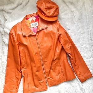 Wilson’s Genuine Leather Jacket & Hat